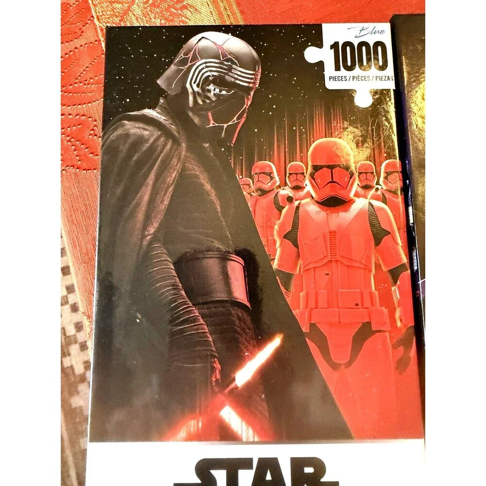 Star Wars Collector's Puzzle Lot 3 Pack 1000pc Kylo Ren Darth Maul New Sealed